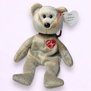 TY Beanie Baby 1999‎ SIGNATURE BEAR Retired